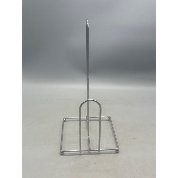 mainstays paper towel holder metal footed square bottom 12x6x6" READ - Picture 4 of 5